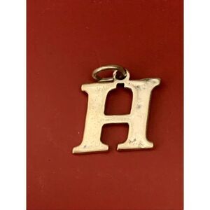 .925 Letter H Sterling Silver Jewelry Charm #alphabet #teacher #letters